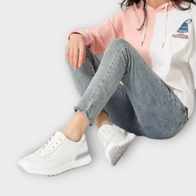 Кроссовки женские летние CARDICIANA натуральная кожа белые Y167-1 Кроссовки женские летние CARDICIANA натуральная кожа белые Y167-1