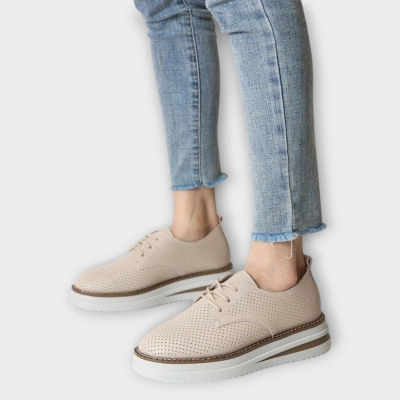 Кроссовки женские летние CARDICIANA натуральная кожа бежевые Y213-5 Кроссовки женские летние CARDICIANA натуральная кожа бежевые Y213-5