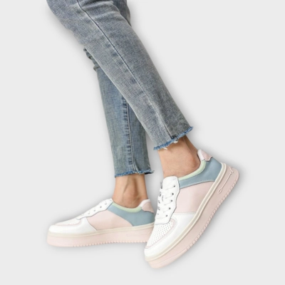 Кроссовки женские баталы CARDICIANA натуральная кожа розовые DB246-3 Кроссовки женские баталы CARDICIANA натуральная кожа розовые DB246-3