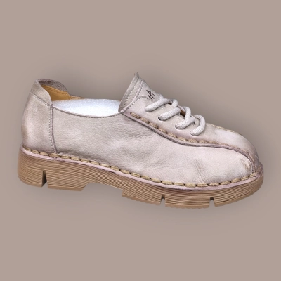 Полуботинки женские Ivva натуральная кожа капучино 13288