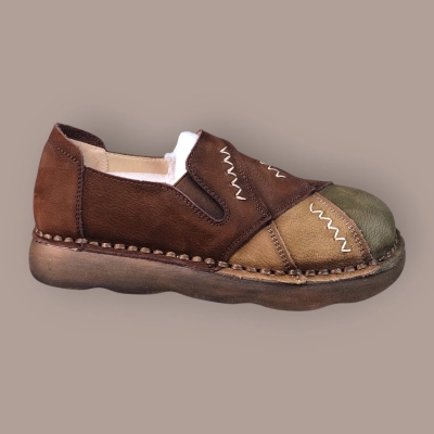 Полуботинки женские Ivva натуральная кожа многоцветные 13349