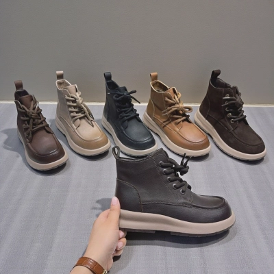 Ботинки женские демисезонные Momotari натуральная кожа PMR05