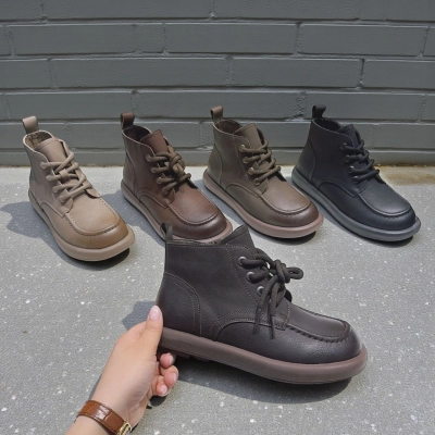 Ботинки женские демисезонные Momotari натуральная кожа PMR106