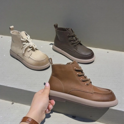 Ботинки женские демисезонные Momotari натуральная кожа PMR03