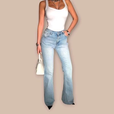 Джинсы женские голубые 7949-1 Джинсы женские голубые 7949-1