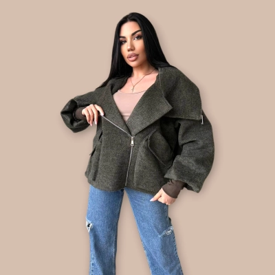 Полупальто графитовое 13436 Полупальто графитовое 13436