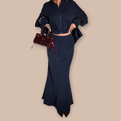 Джинсовый костюм синий 25772 Джинсовый костюм синий 25772